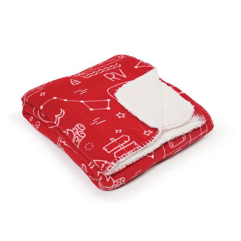 Camp Life Throws, 50&rdquo; x 60&rdquo;, Berry image number 3