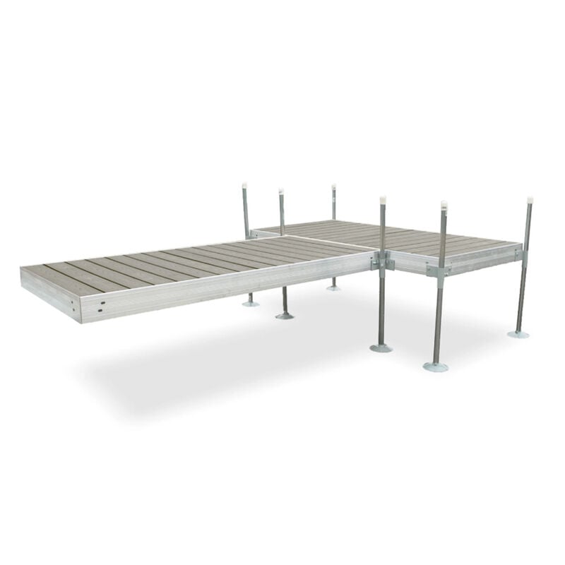 Tommy Docks 12' T-Style Aluminum Frame with Composite Decking Complete Dock Package image number 1
