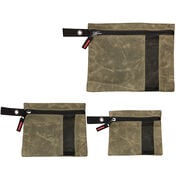 Overland Vehicle Systems Canyon Small Bags, #12 Waxed Canvas, Set of 3