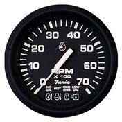 Faria 4" Euro Black Series Tachometer, 4,000 RPM Diesel / Magnetic Fly