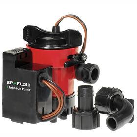 Johnson Pump Bilge Pump, Automatic Submersible; 750 Gallon Per H