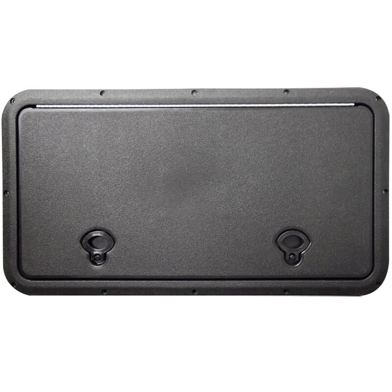 DPI Marine DPF Black Flush Series Hatch Door, 11" x 19" O.D. frame image number 1