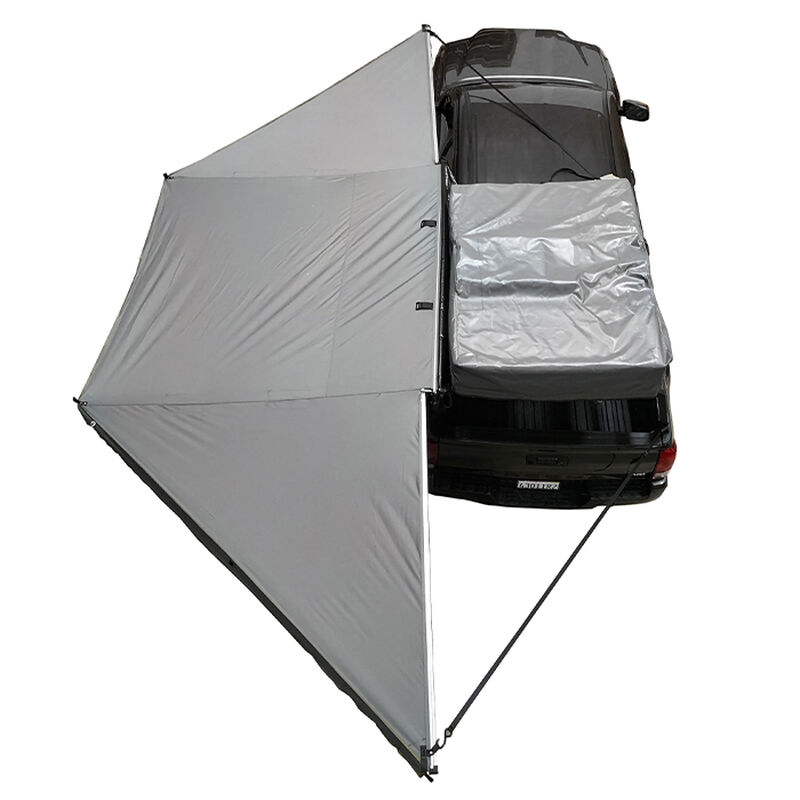 Nomadic Awning 180 Driver Side Installation with Brackets and Side Walls image number 4