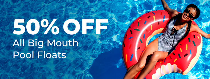 50% off Big Mouth Pool Floats