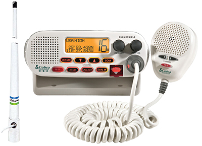 Cobra MR F45-D Class D VHF Radio Package -Sale $161.49