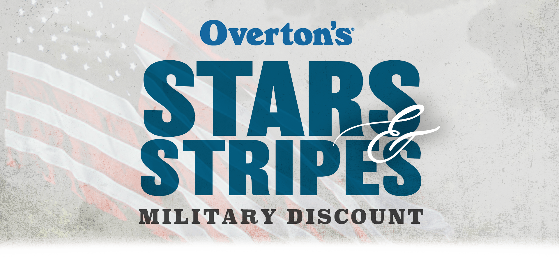Overton's Star Stripes Military Discount