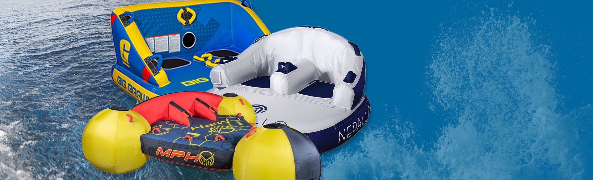 Up to 50% off Towables, Life Jackets, Wakeboards & More