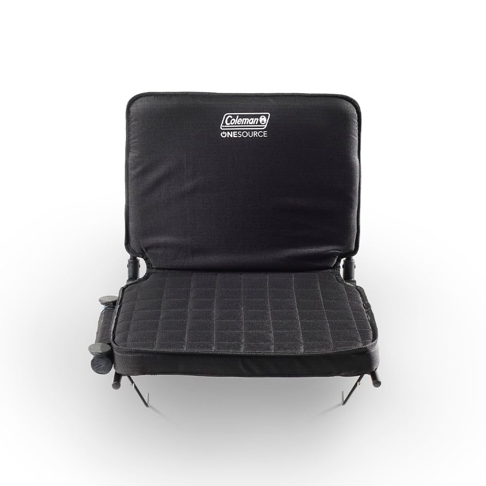 OneSource Heated Stadium Seat & Rechargeable Battery in Black