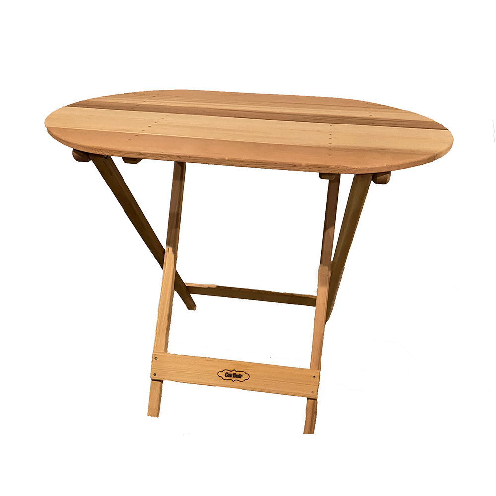 Cedar Wood TailBak Table, Unfinished Overton's