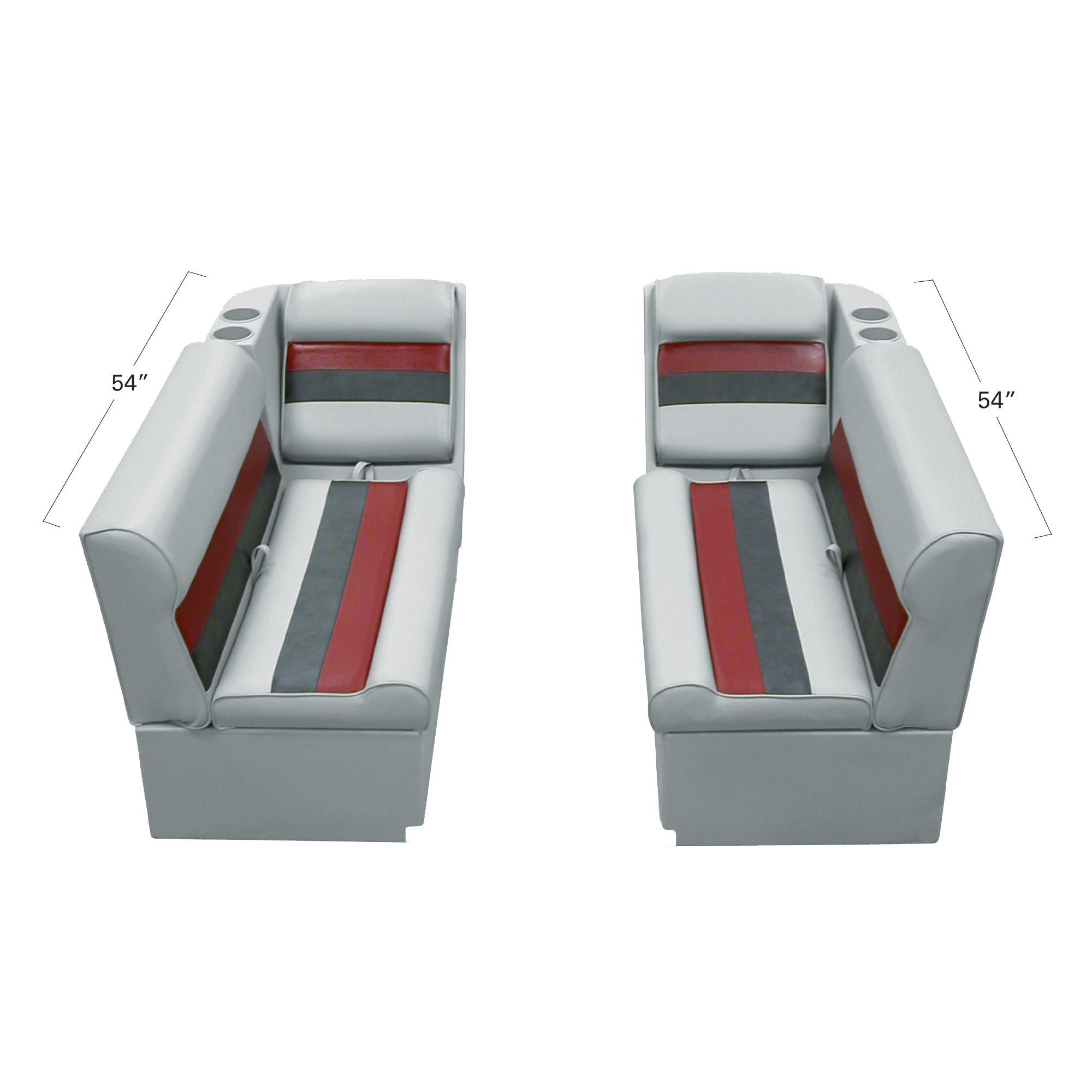 Toonmate Deluxe Pontoon Furniture With Toe Kick Base Front Lounge Package Overton S