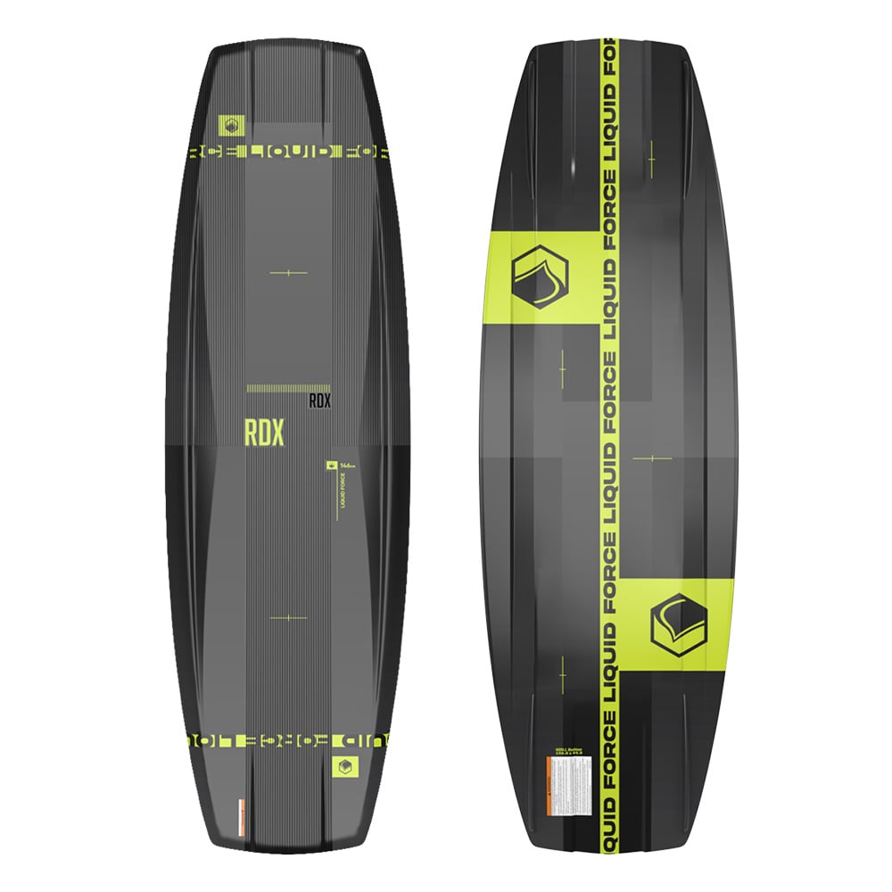 Photo of Liquid Force 2025 RDX Wakeboard, Gray/Green, Blank by Liquid Force