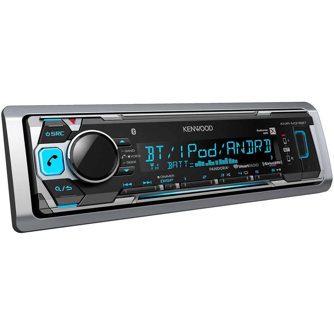 Kenwood KMR-M318BT Marine Media Bluetooth Receiver