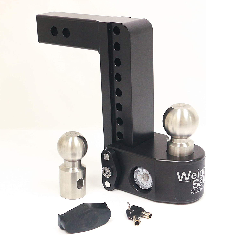 Weigh Safe Aluminum Drop Hitch w/ Black Cerakote Finish