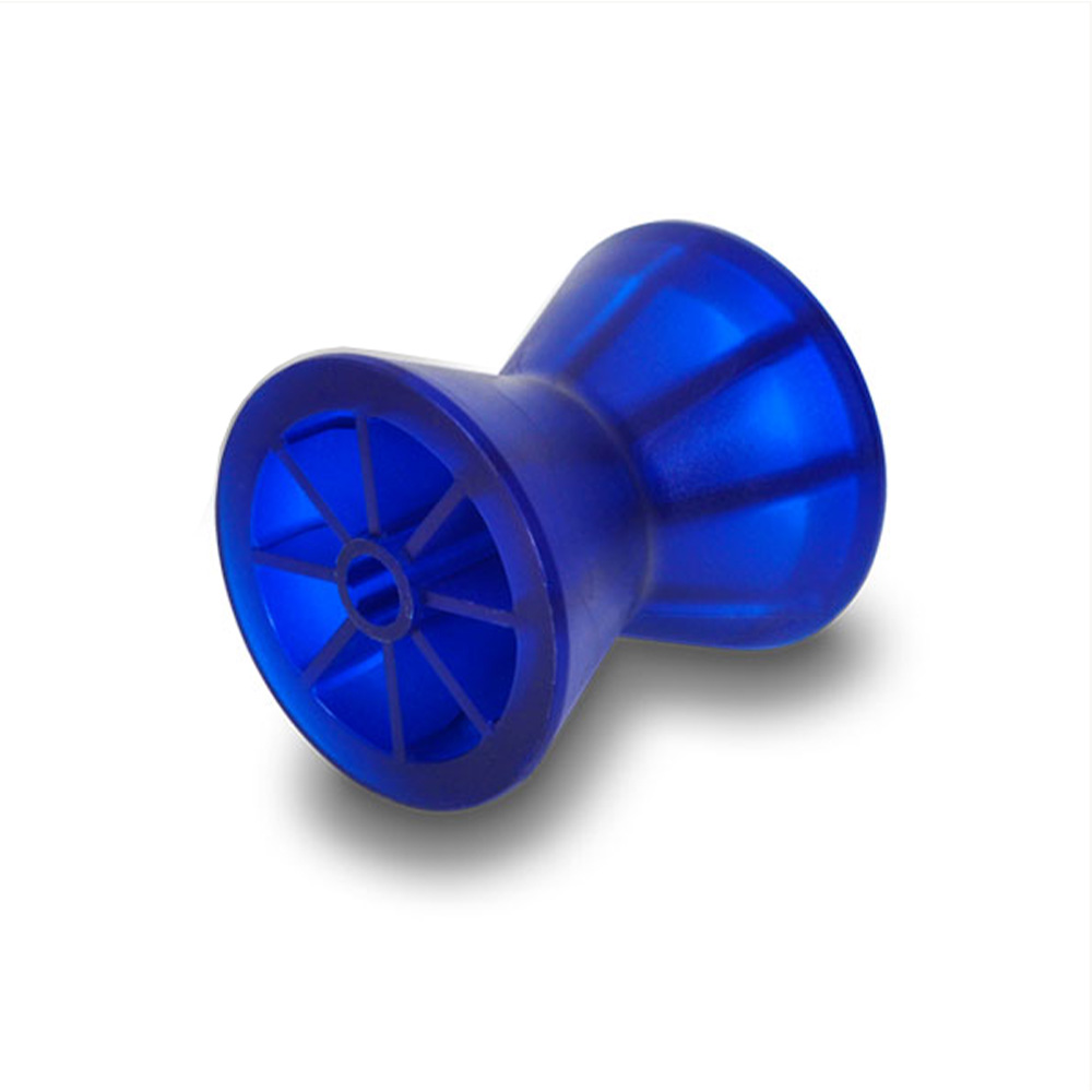 Blue PVC V-Type Bow Roller, Fits 4" Bracket