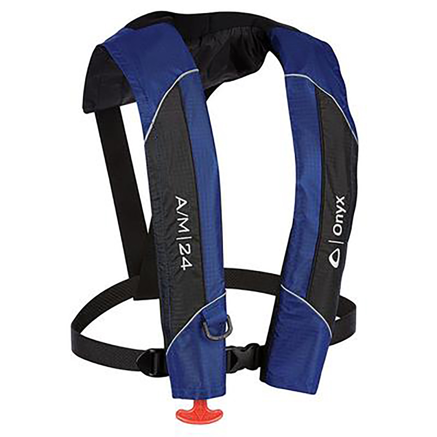 Onyx A/M-24 Auto/Manual Inflatable Life Jacket - Blue - OS
