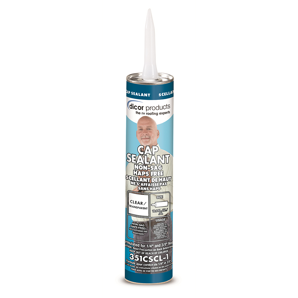 Cap Sealant, 10 oz Tube, Clear