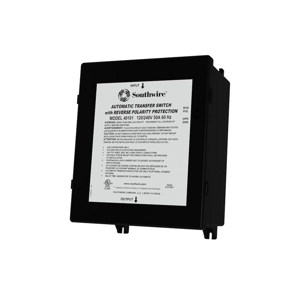  30-1998 Automatic 50 Amp Power Transfer Switch - $319.99 at Overton's