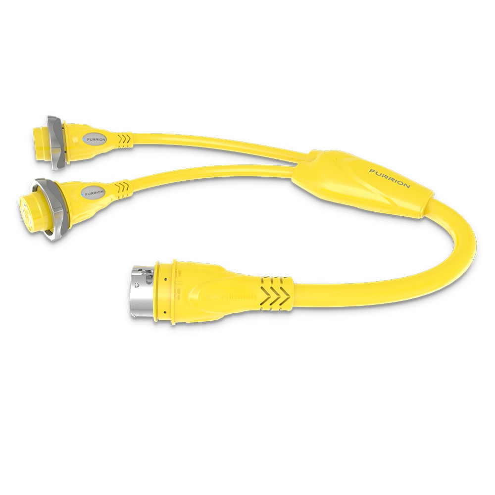 Y-Adapter - 2(30A) to 50A, 125/250V in Blue