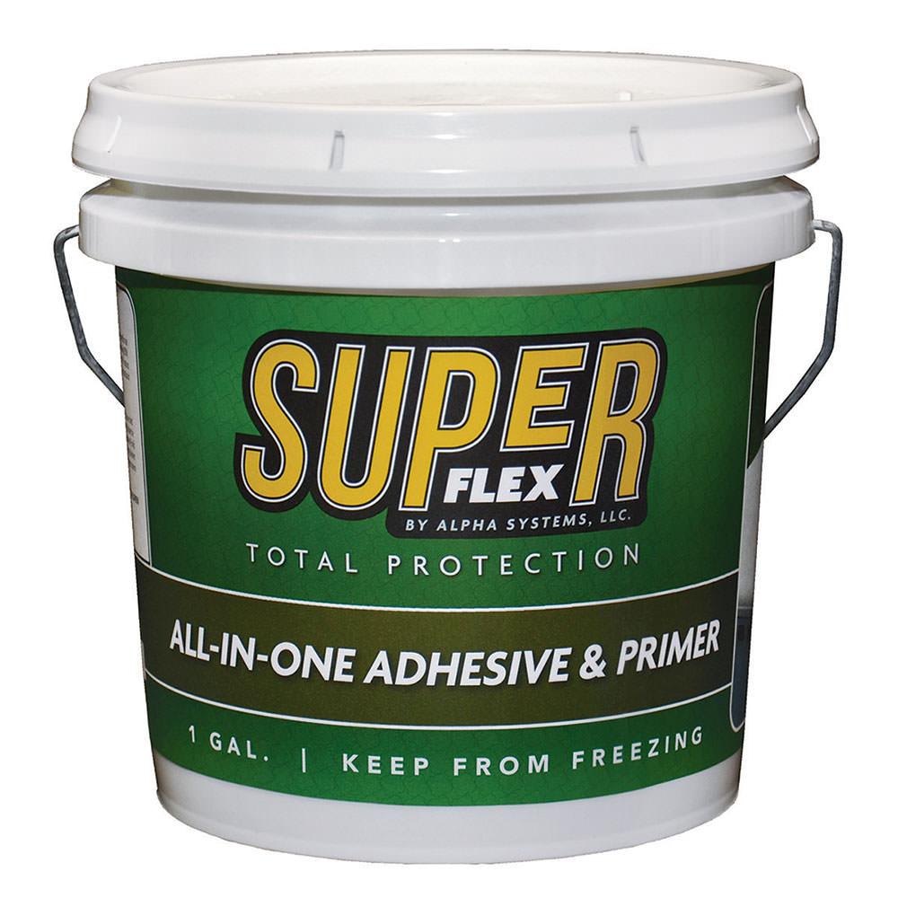Super Flex All-In-One EPDM Adhesive & Primer, 1 Gallon in White