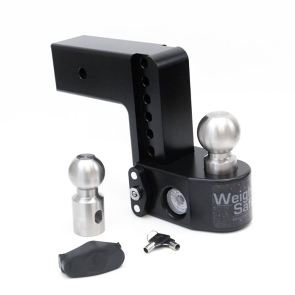 Weigh Safe Aluminum Drop Hitch w/ Black Cerakote Finish