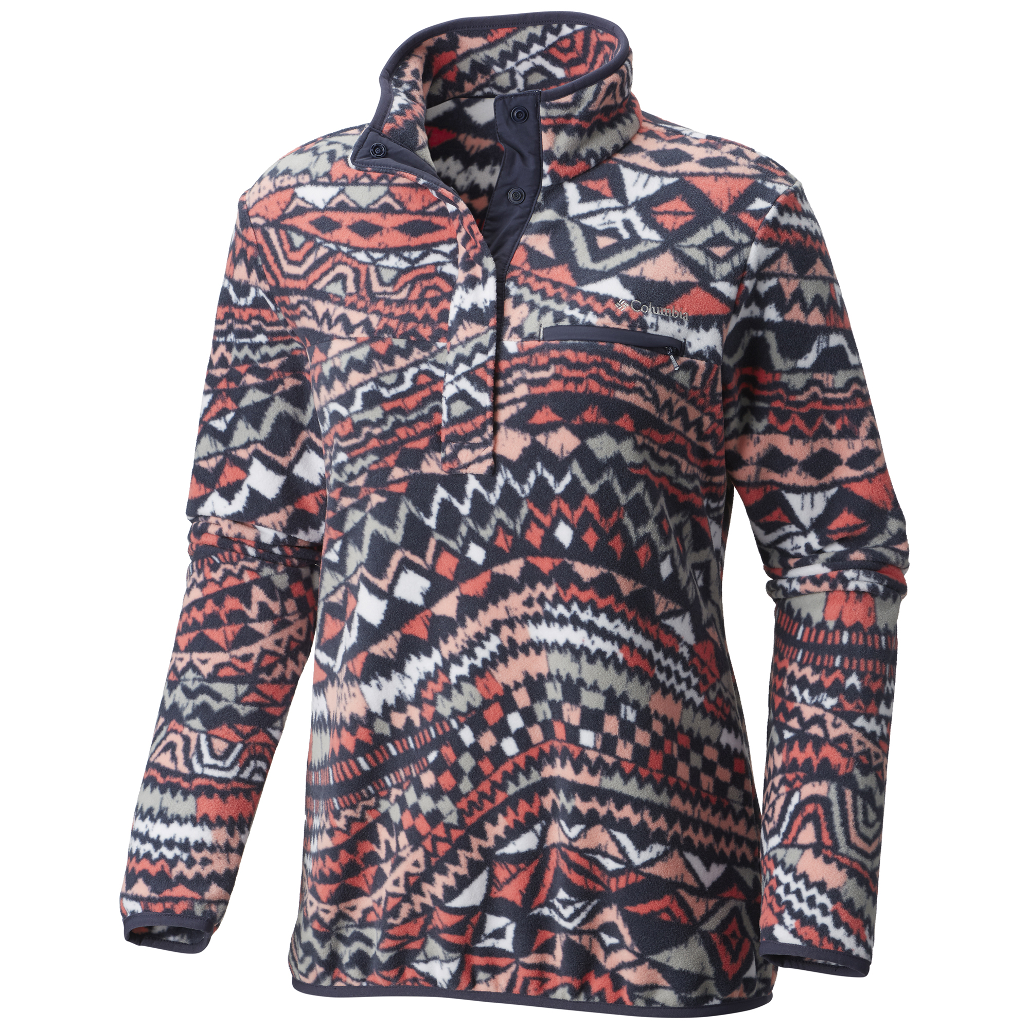 columbia mountain side printed pullover