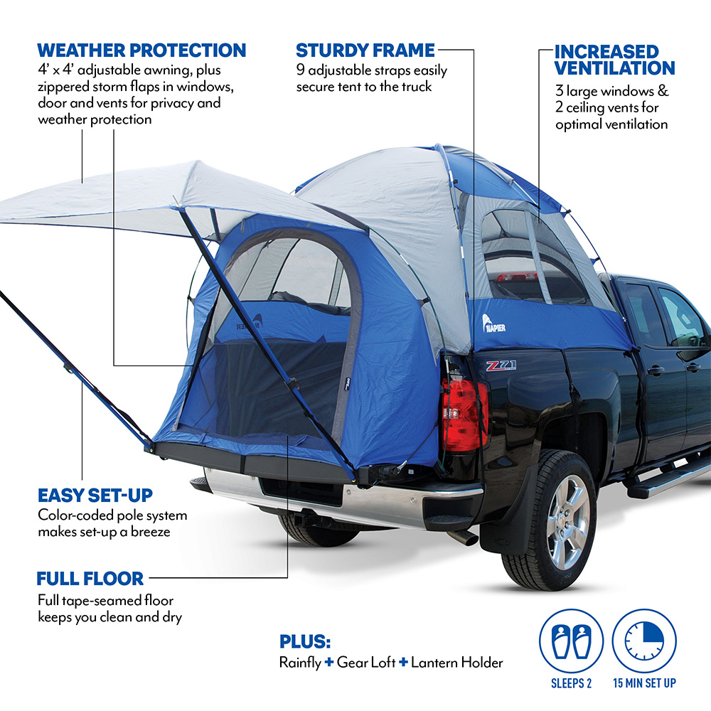 Napier Sportz Truck Tent for Compact Regular Beds