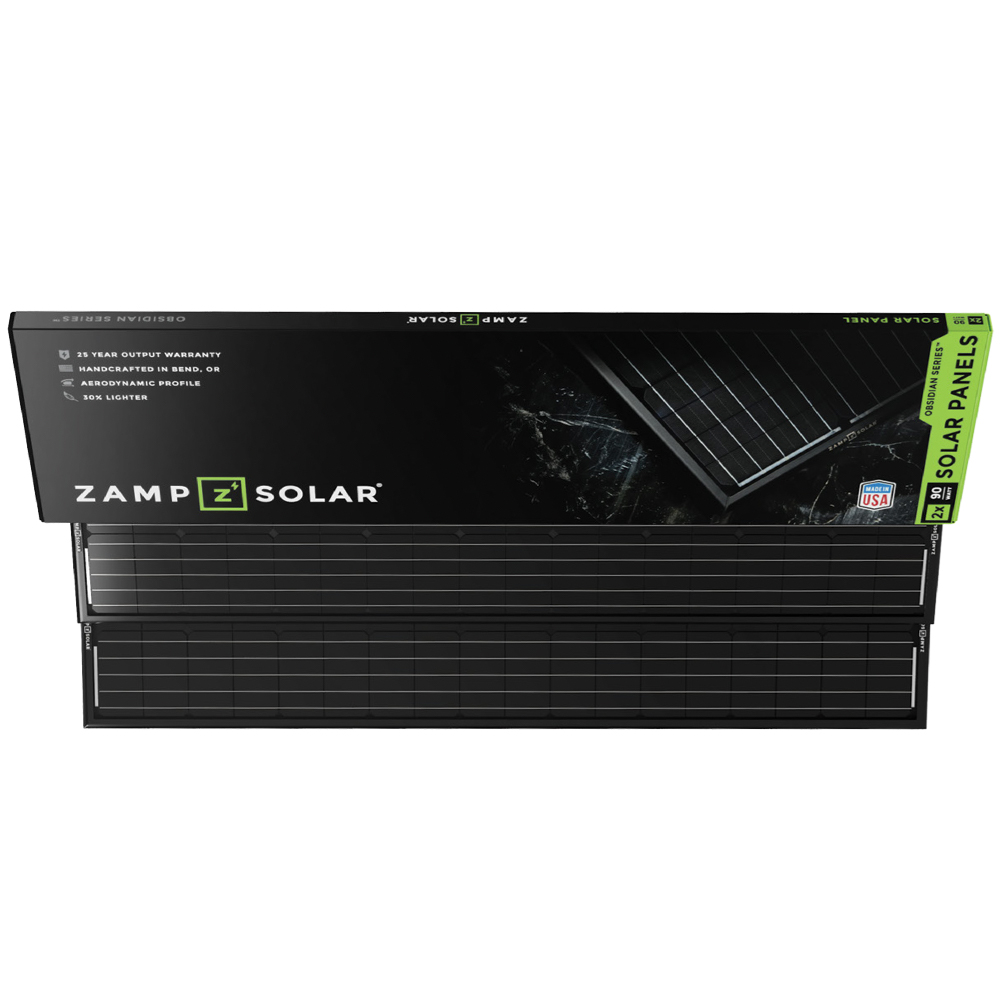 Zamp Solar Obsidian Series 180-Watt Long Solar Panel Kit with