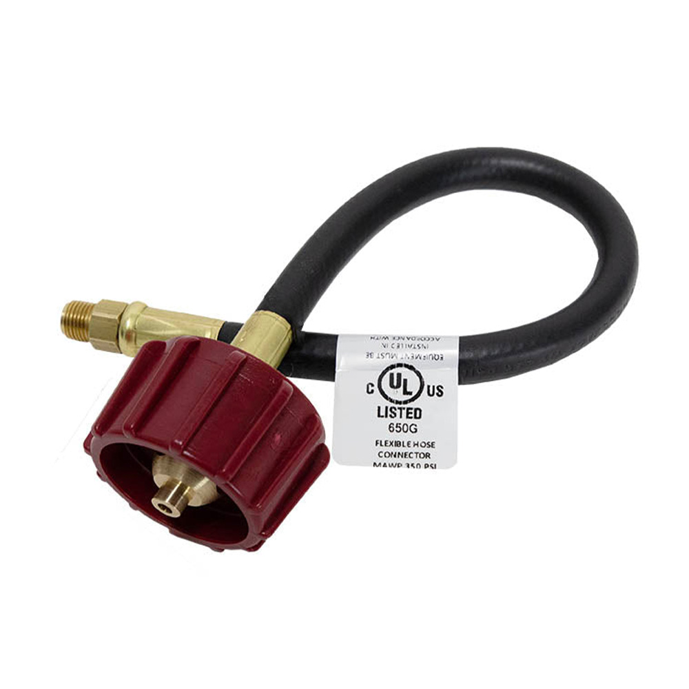 18 in Red Acme Flexible Pigtail Hose Assembly