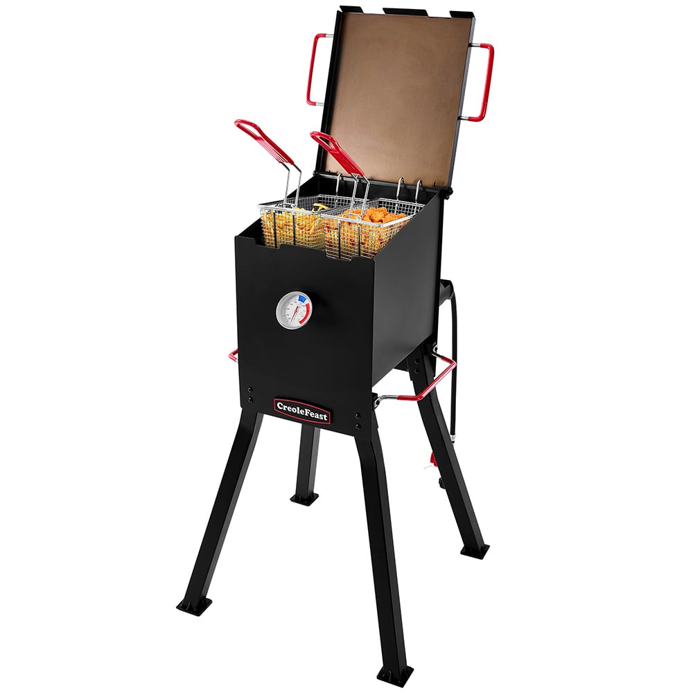 Royal Gourmet Creole Feast 17QT Propane Deep Fryer w/ Baskets & Lid