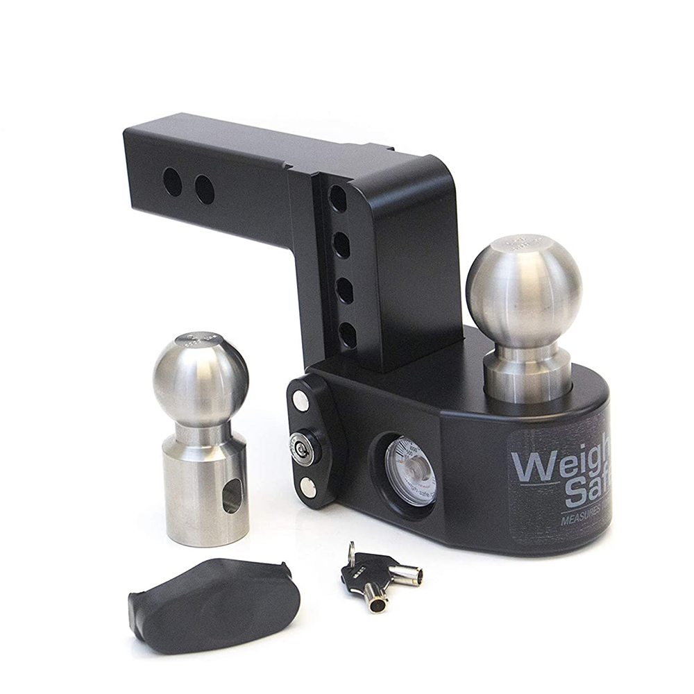 Weigh Safe Aluminum Drop Hitch w/ Black Cerakote Finish