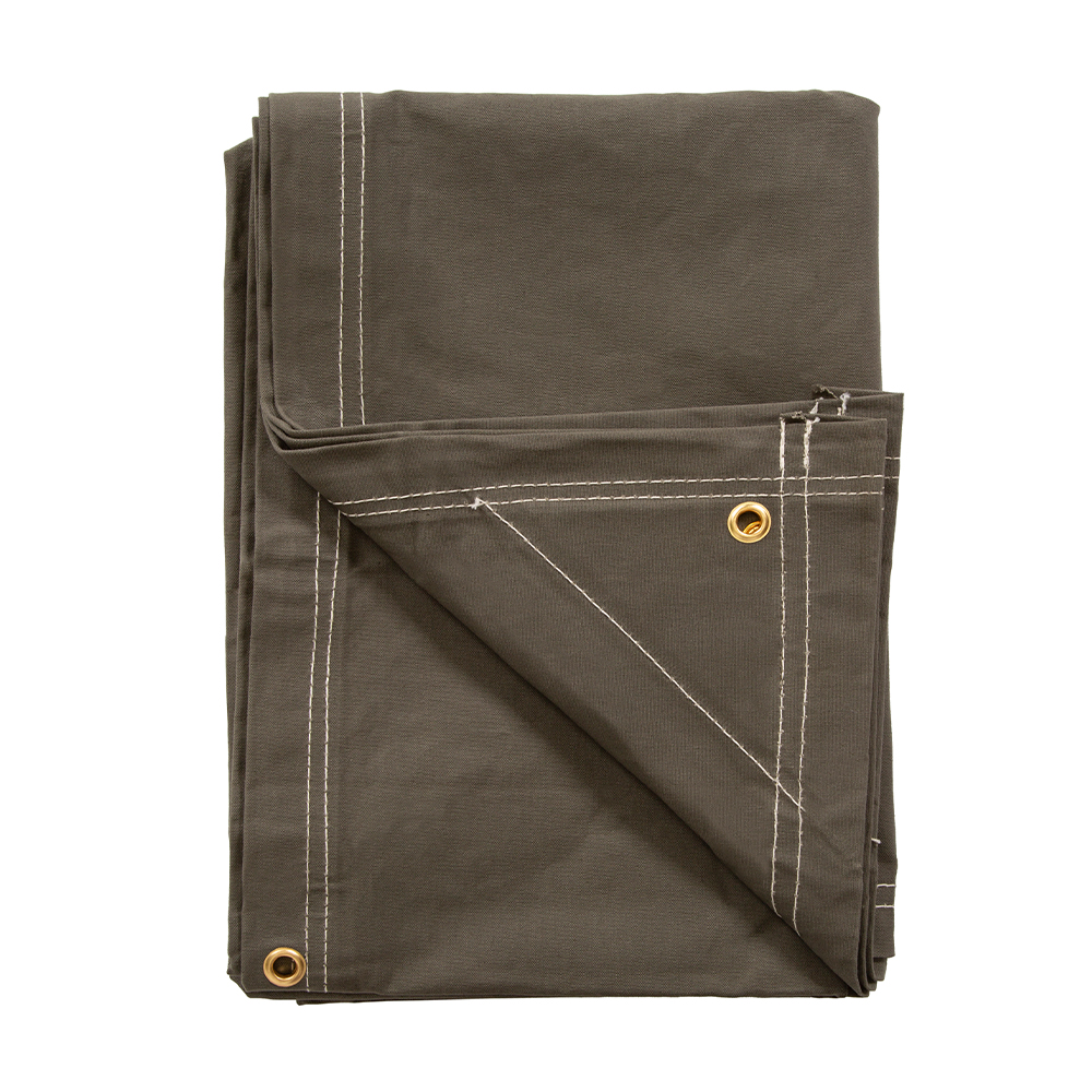 Stansport 12'x14' Heavy Duty Canvas Tarp - Olive Green