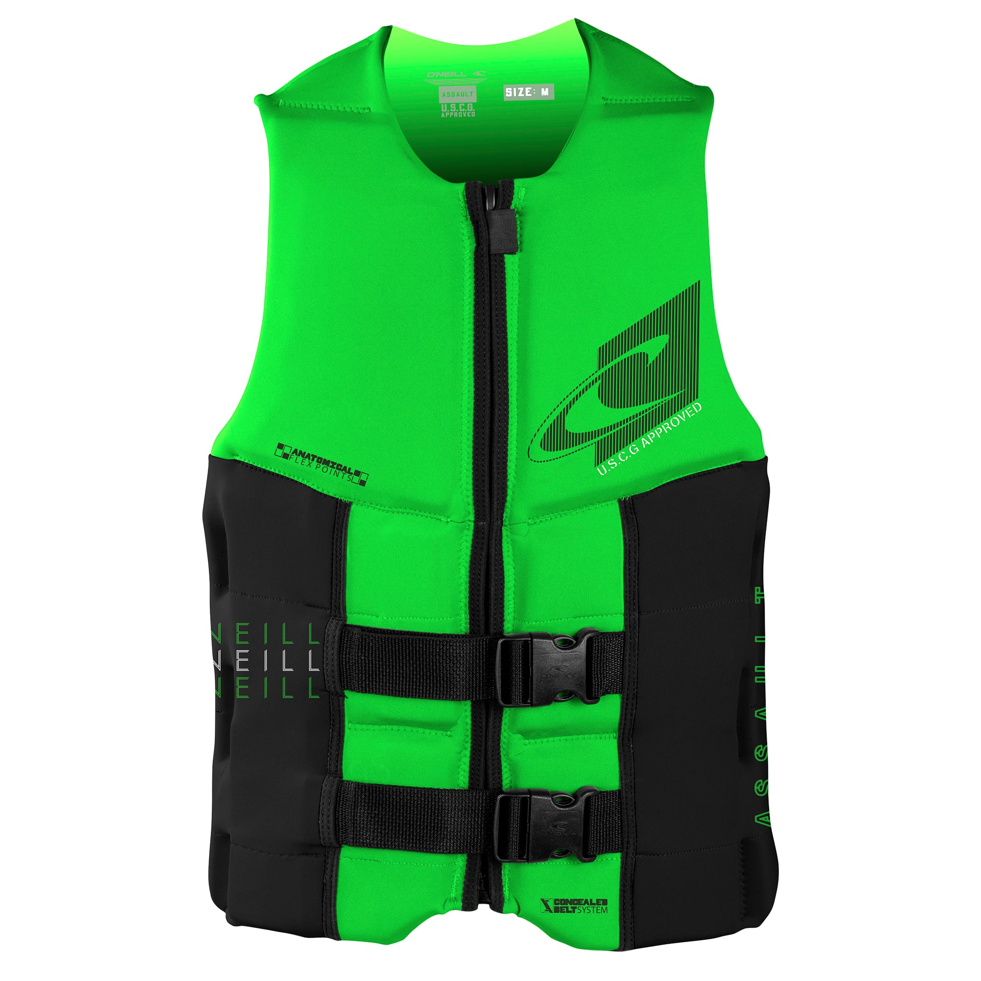 Men's Assault Life Jacket - Lime - L in Green