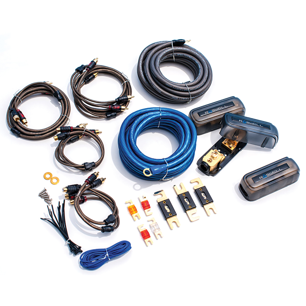 Marine Amp Wiring Kit in Red