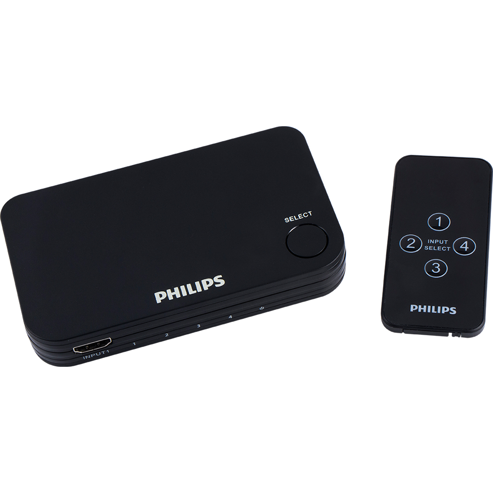 Philips Elite 4-Port HDMI Switch w/ Remote -