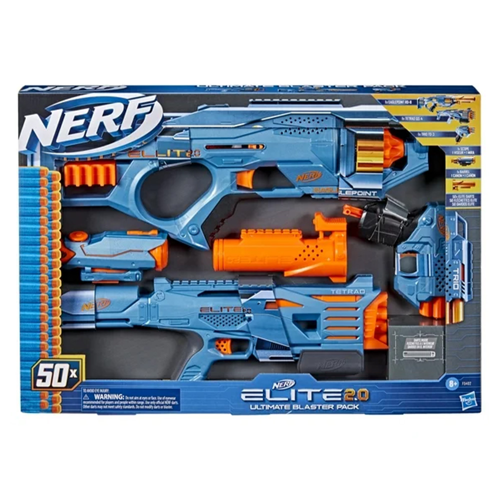 Nerf Elite 2.0 Ultimate 3-Blasters Pack