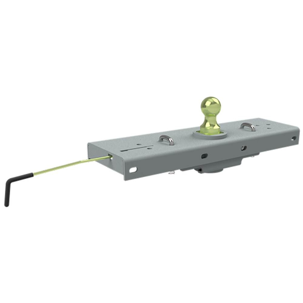 Gooseneck Trailer Hitch Head - 30K, 2-5/16 Inch Ball in Grey