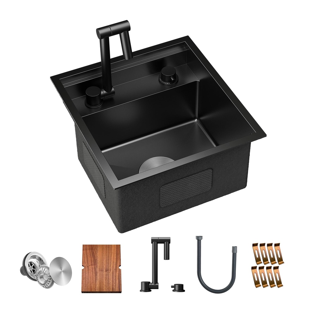  RV Kitchen Undermount Bar Sink (16 x 17 x 9 in, 16 Gauge) - $219.99 at Overton's