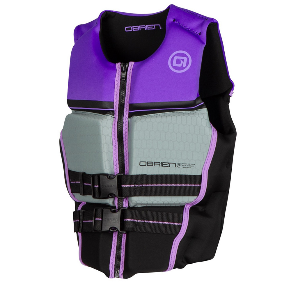 Photo of O'Brien Junior V-Back Life Jacket, Purple/Gray by O'Brien