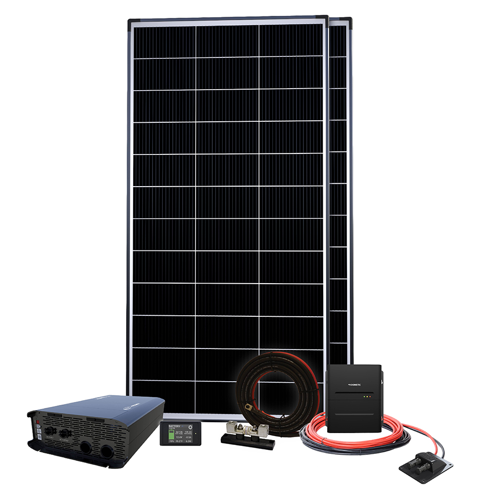 Dometic PowerTrak 400 System with 400W Solar, 30A MPPT, 3000W Inverter Charger, and PowerTrak Display