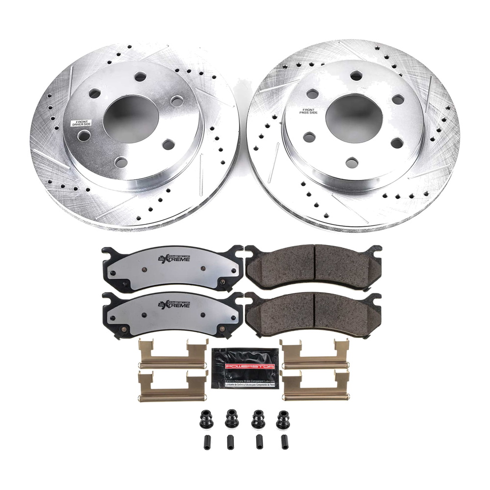 Power Stop Z36 Truck & Tow Brake Upgrade Kit, Chevrolet, GMC, and Cadillac Trucks and SUVs