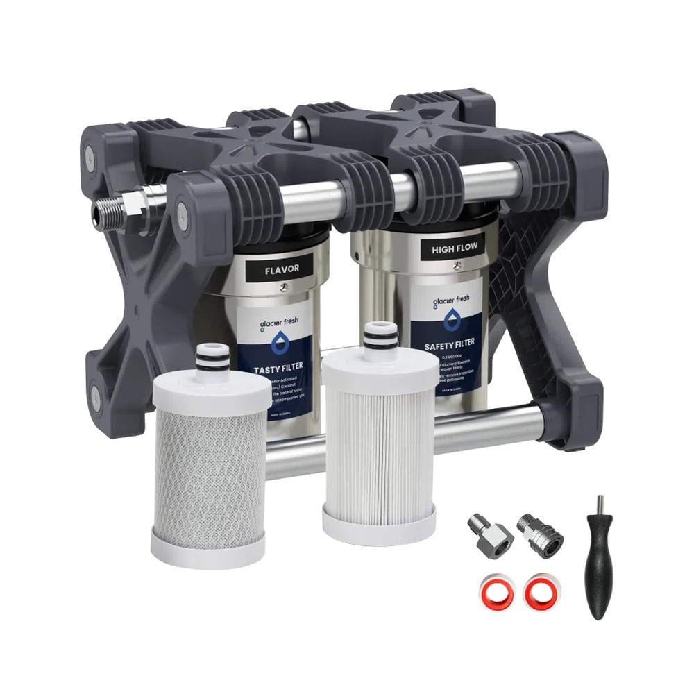 Glacier Glacier Fresh 2-Stage Garden and RV Water Filter System in Sand - $129.00 at Overton's