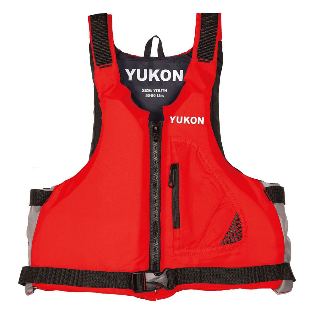  Yukon Base Youth Paddle Life Vest - Red - Youth - $39.99 at Overton's