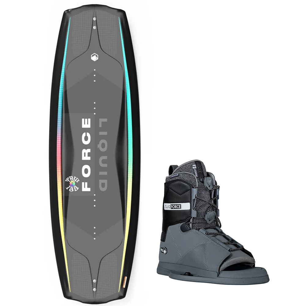 Photo of Liquid Force Factory Blemish Trip Wakeboard with Transit Bindings by Liquid Force