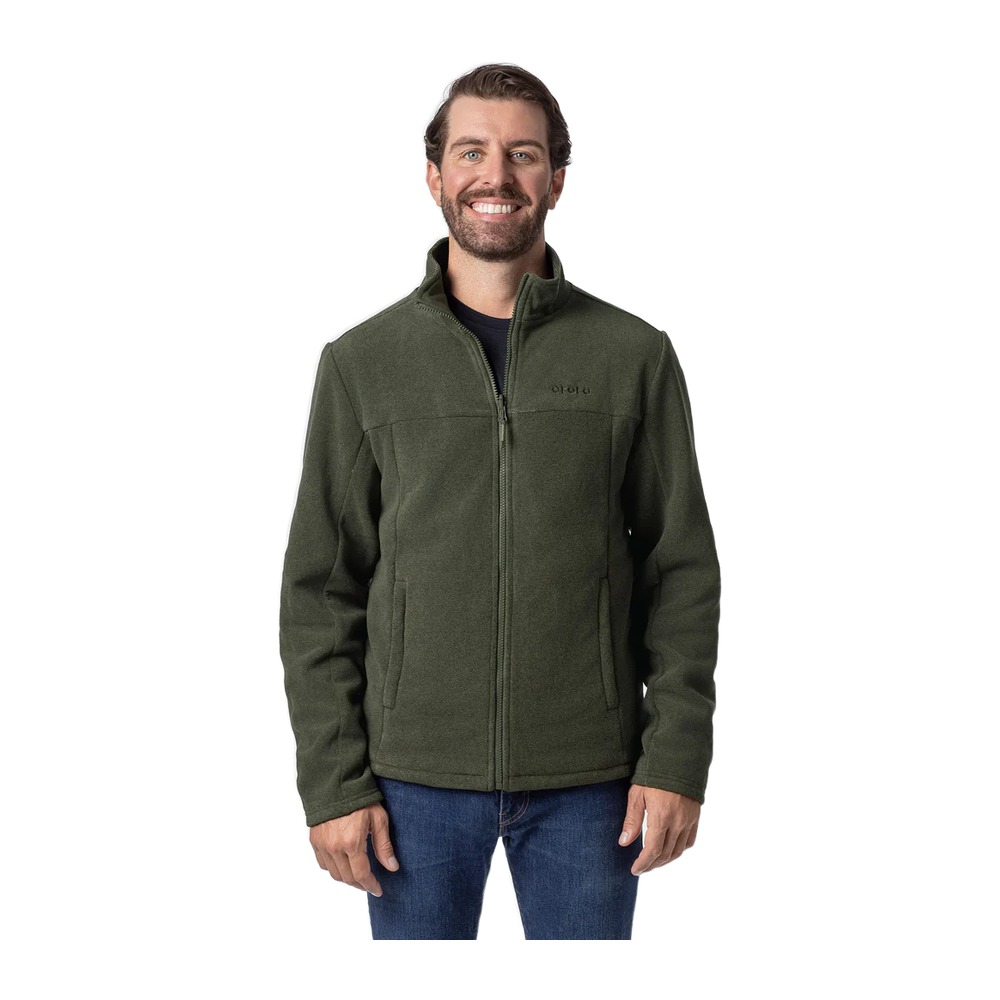 River Ridge Men's Heated Fleece Liner Jacket with Rechargeable Battery