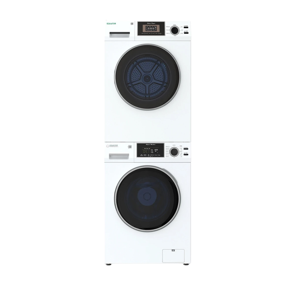 Stackable EW 826 Washer + ED 866 DL Dryer Set, White