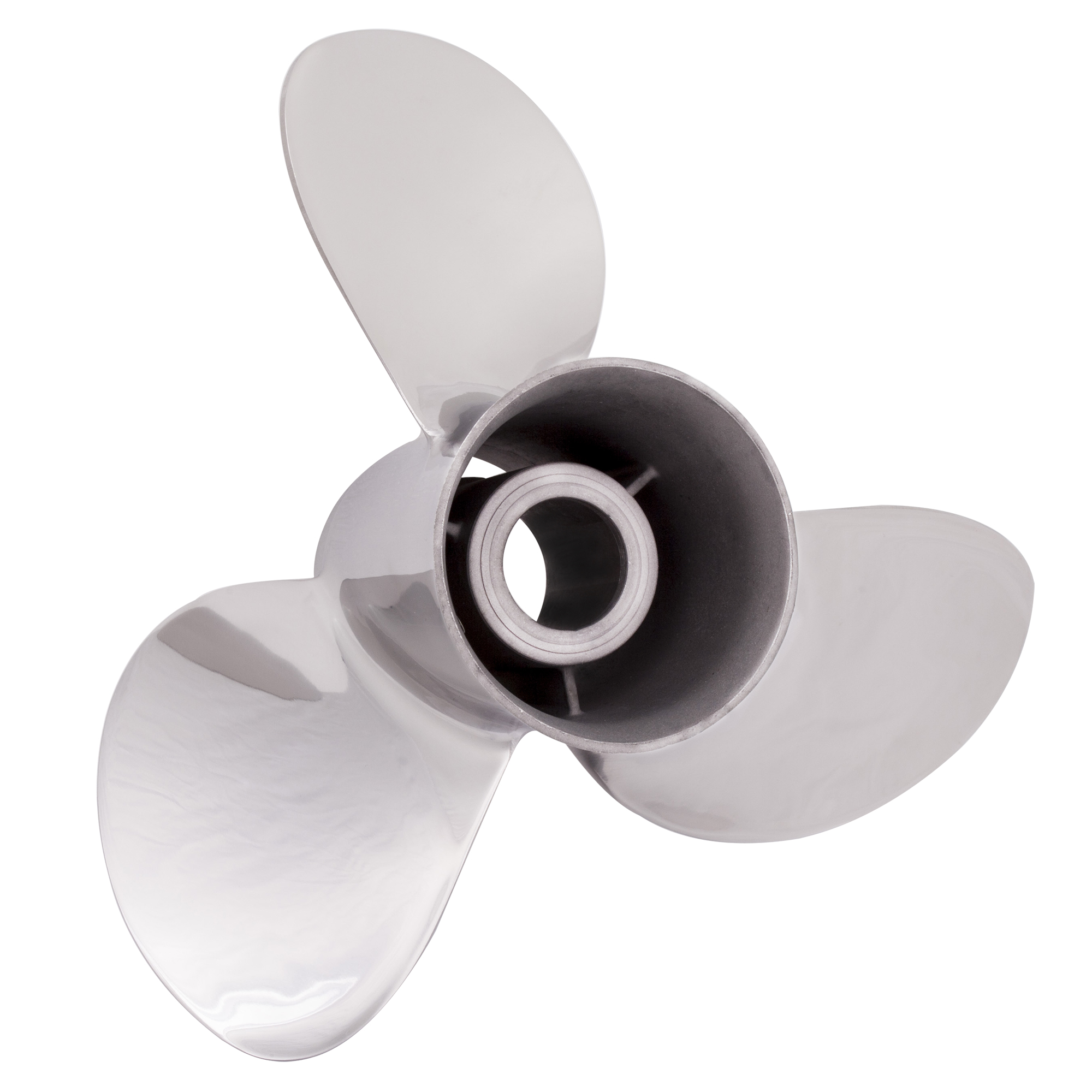 SOLAS Rubex NS3 Stainless Steel Interchangeable Hub 3-Blade Propeller - 11.125 x 13, 4.25″ Gearcase