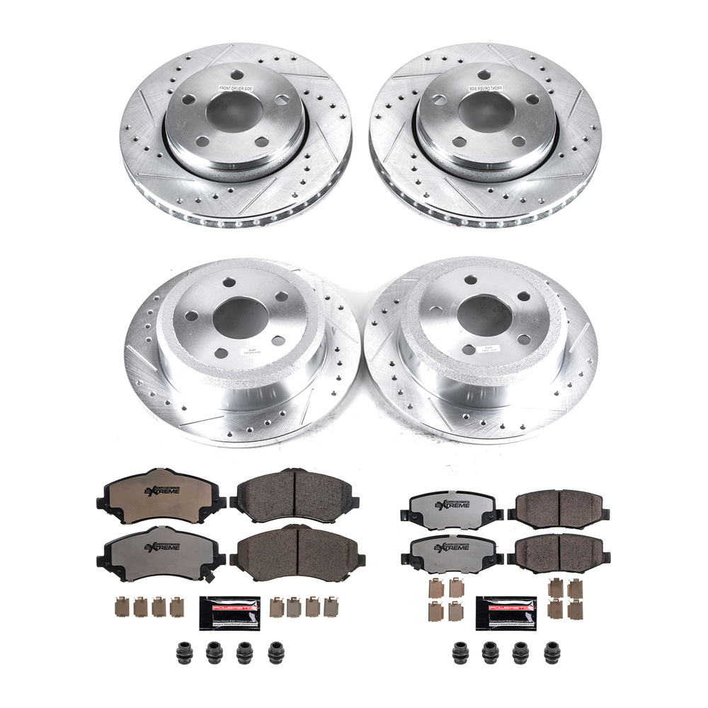 Power Stop Z36 Truck & Tow Brake Upgrade Kit-Jeep Wrangler 2007-18