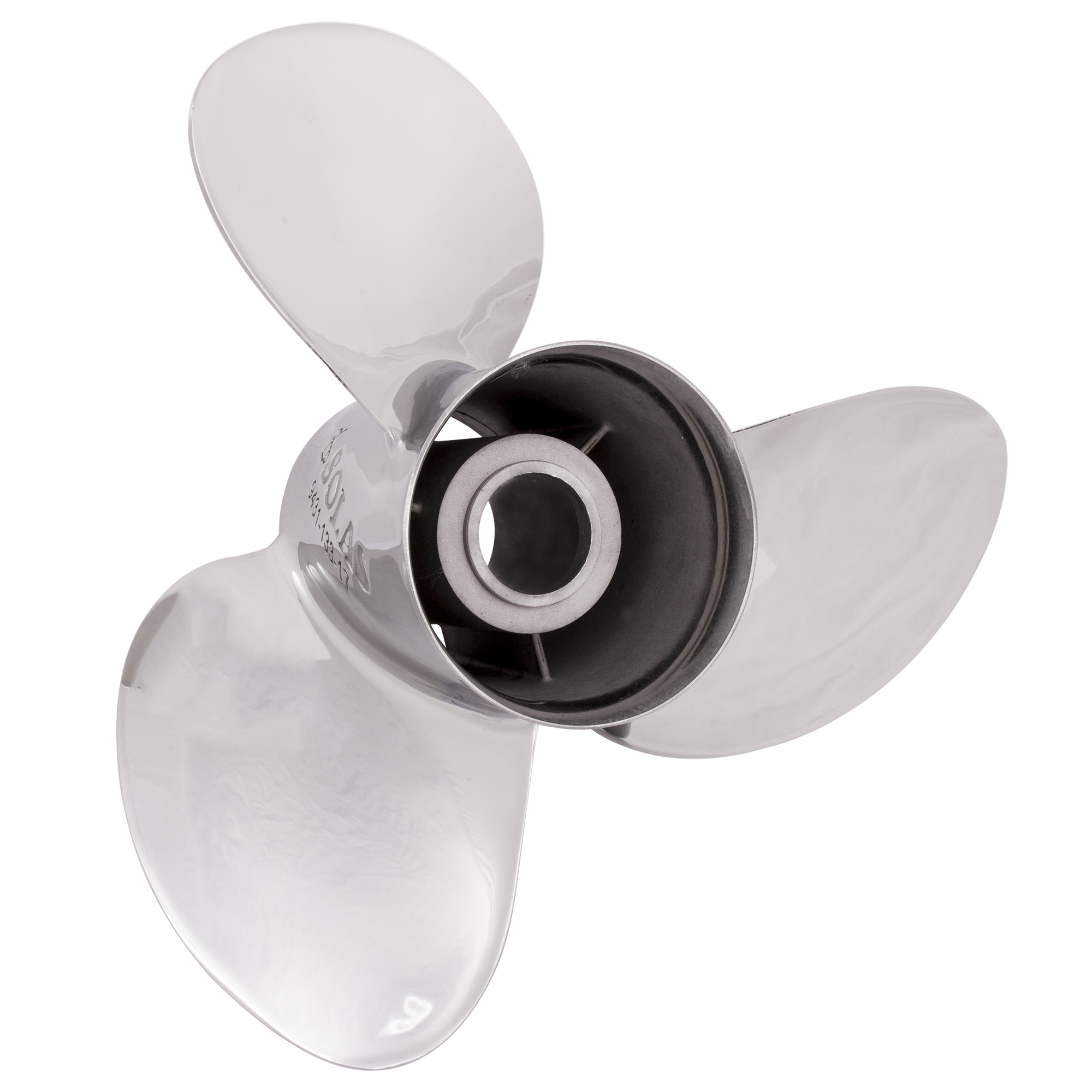 Rubex NS3 3-Blade Propeller, Exchangeable Hub / SS, 13.5 dia x 15, RH