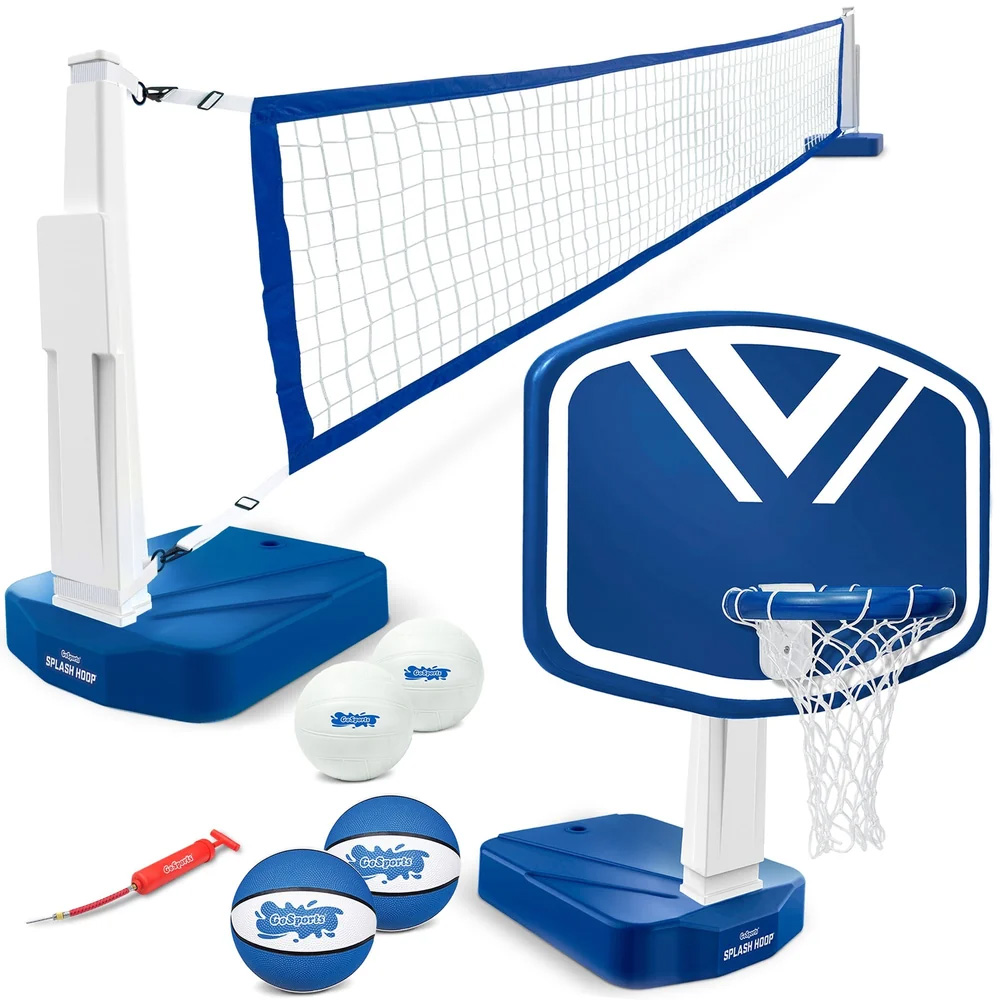  Splash Hoop 2-in-1 Pool Basketball Hoop & Volleyball Set - $229.99 at Overton's