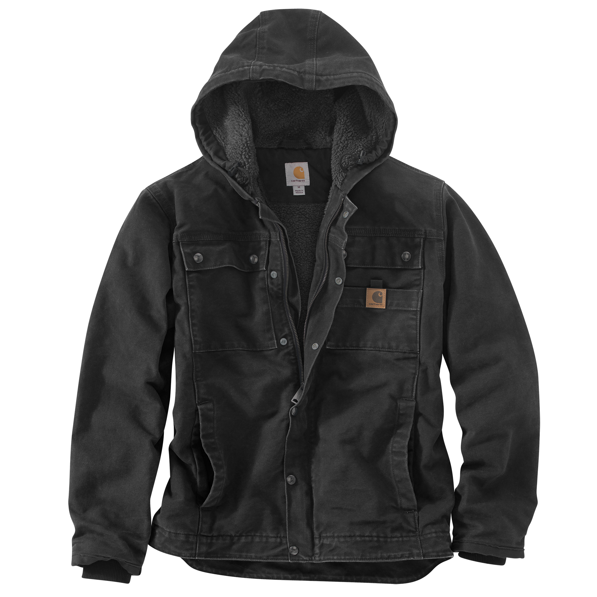 Carhartt アメリカ製ブラック　hati Carhartt カーハート アクティブジャケット ブラック アメリカ製 ボロ